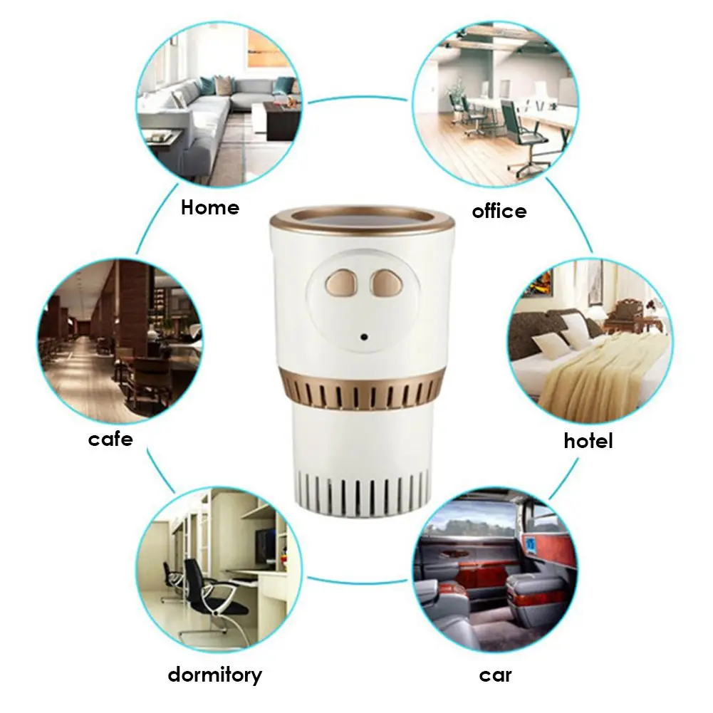 Автомобильный домашний офис Горячая Холодная умная чашка маленький холодильник морозильник Отопление мини портативный держатель для напитков банка с напитком охладитель
