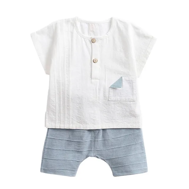 2PCS/set Baby Boys Short Sets 2018 Summer Children Fashion O Neck