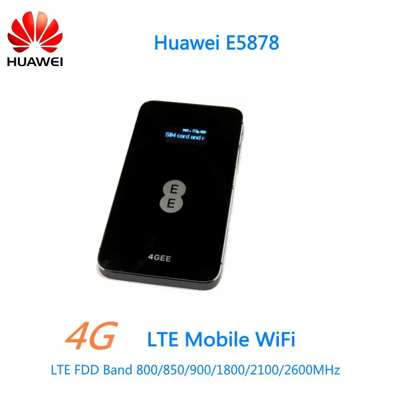 Разблокированный huawei E5878s-32 4G wifi роутер E5878 беспроводной мобильный модем MIFI точка доступа Карманный 150Mbs высокоскоростной с слотом для sim-карты