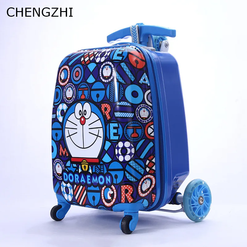 CHENGZHI 18 дюймов милый мультяшный детский спортивный рюкзак для скутера багажа