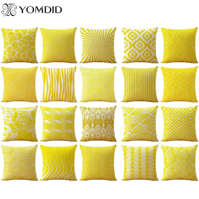 

Modern Simple Cotton Linen Cushion Cover Decorative Pillowcase Home Decor Pillow Cover 45x45cm Cojines Decorativos Para Sofa