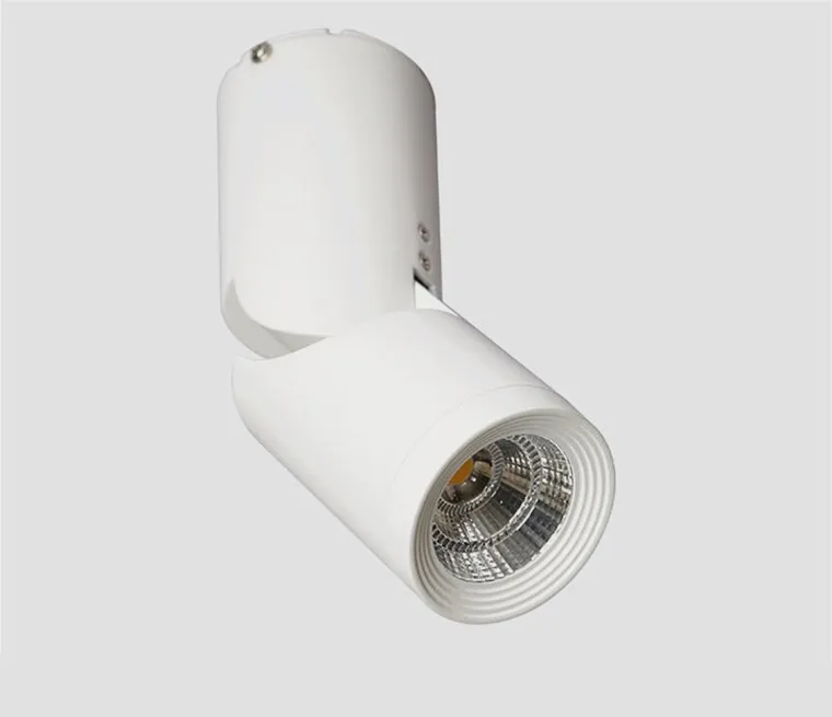 Rotating Dimmable LED Downlights 9W12W15W COB LED Ceiling Spot Lights AC85-265V LED Wall Lamp Warm Cold White Indoor Lighting