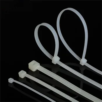 

Wholesale 4X300mm self locking nylon tie tape string 0.11 X12 inch cable wires manage tie,2500pcs/lot