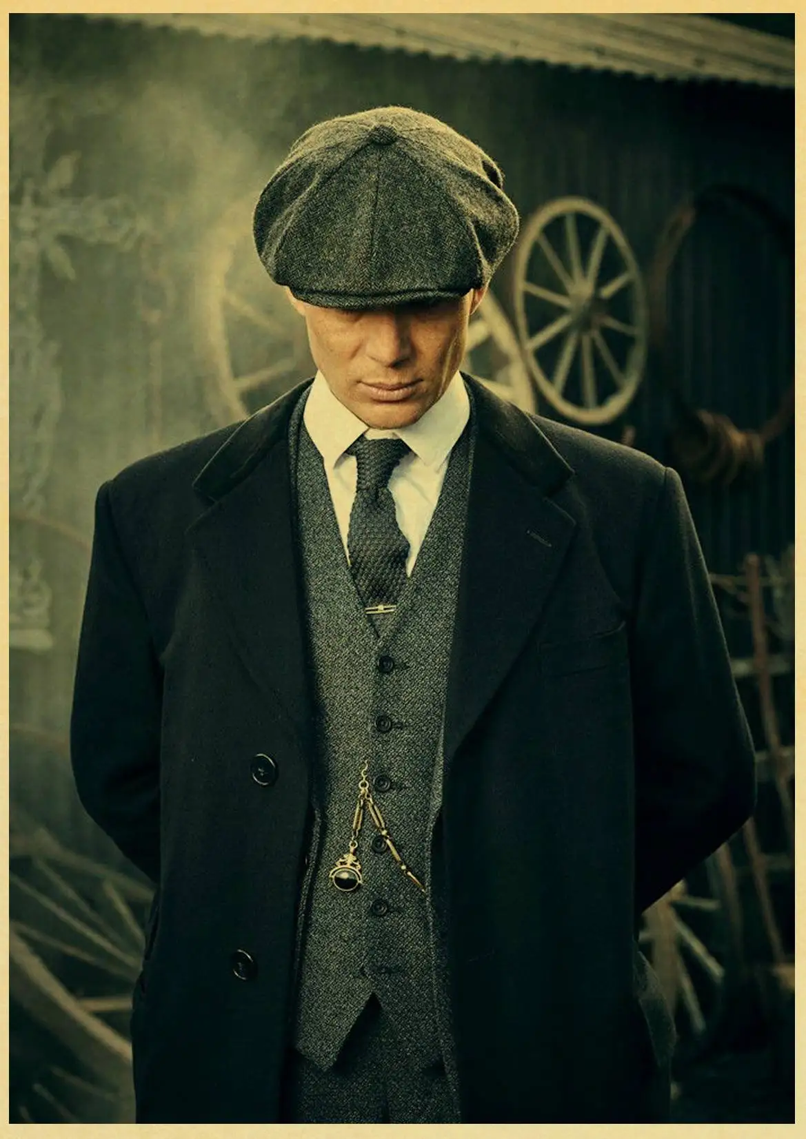 Сериал tv peaky blinders плакат настенный Декор печать на крафтовой бумаге Ретро плакат Настенный декор romm - Цвет: W053