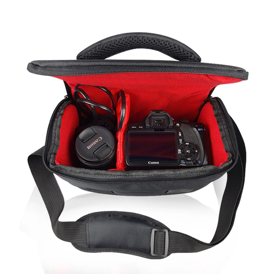 Beste DSLR SLR Camera Bag Case voor Canon EOS 200D 100D 77D 600D 700D 750D 6D 60D 70D 1300D 1200D 1100D Waterdichte Schoudertassen Cover