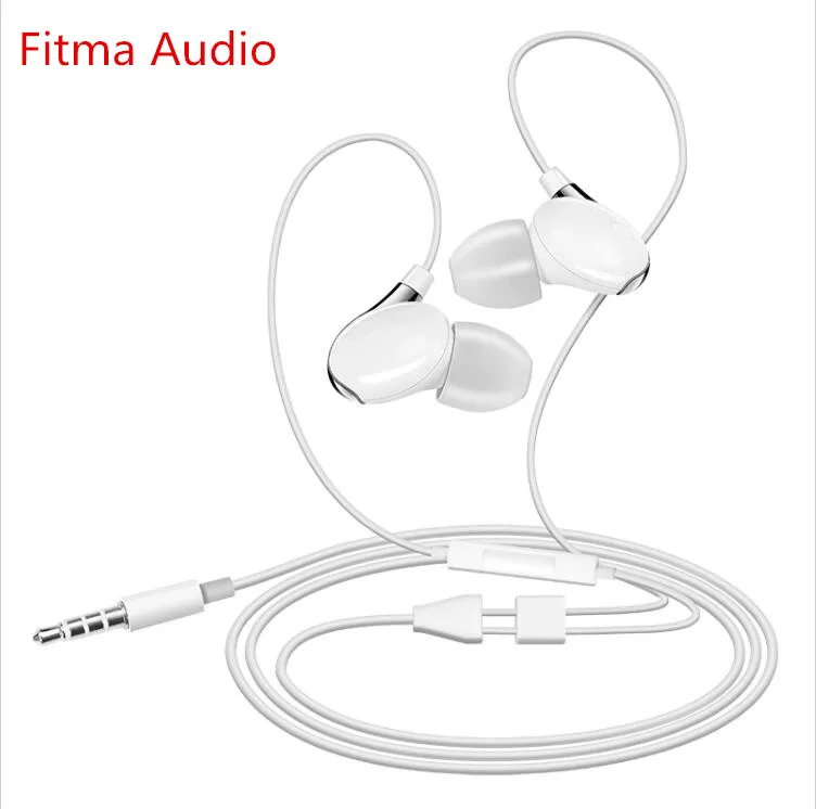 

Fitma Audio XE800 High definition moveable Hifi Sound system in-ear earphone with mic/Voice control for Vivo Iphone Sony Phone