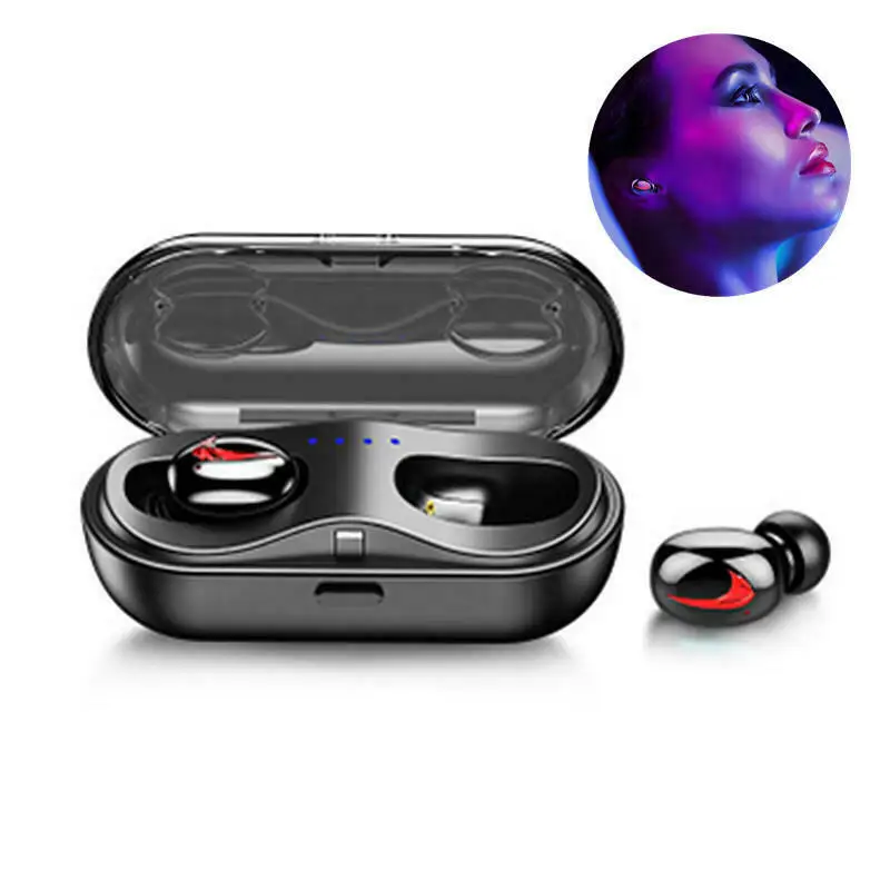

2019 HBQ-Q13S Bluetooth V5.0 TWS Earphone True Wireless Stereo Earbuds Waterproof SYLLABLE Bluetooth Headset for Phone