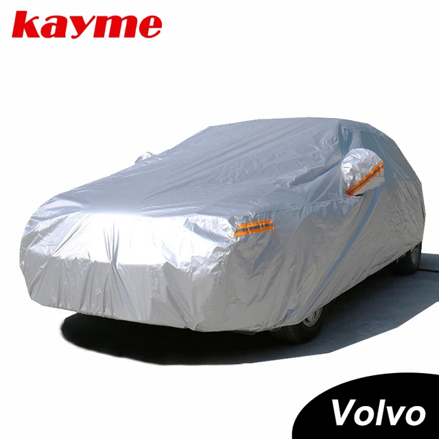 Kayme مقاوم للماء غطاء سيارة كاملة s الشمس الغبار المطر حماية غطاء سيارة السيارات suv واقية لفولفو xc60 v70 s80 xc90 s60 s40 v60