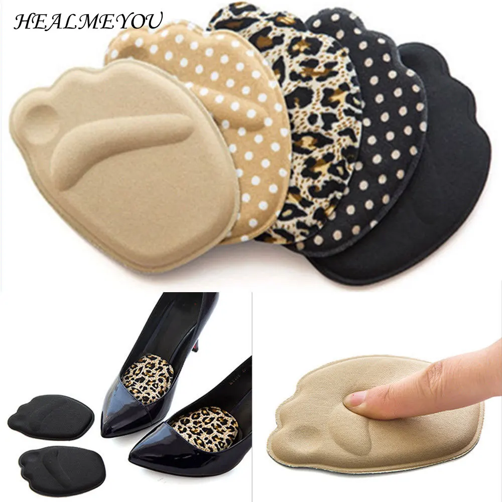 

Forefoot Insole Shoes Pads High Heel Soft Insole Anti-Slip Foot Protection Foot Cushions Sponge Pain Relief Women Foot Care 2018