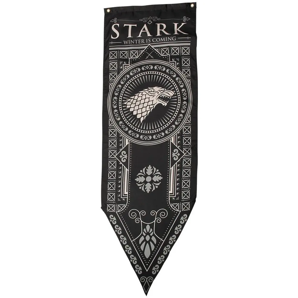 Game Of Thrones Stark Flag 90x150cm 3x5ft Winter Is Coming Free shipping 