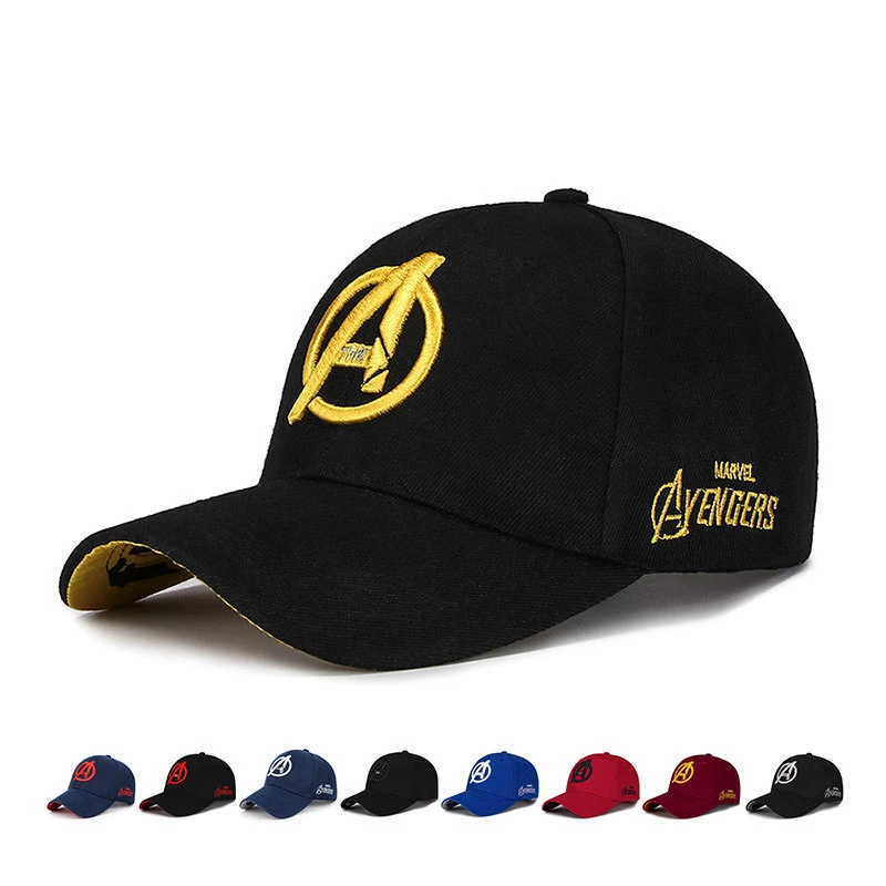 3D вышивка хлопок Бейсболка новая Marvel Мстители Кепка s Мужская Snapback шляпа для женщин Gorras Bone хип хоп Casquette