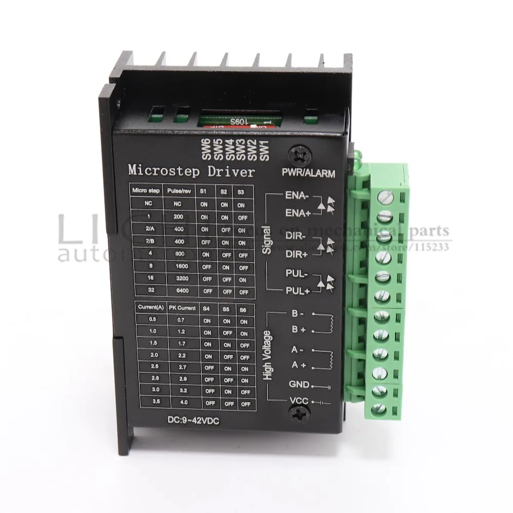 3 шт. TB6600 шаговый двигатель драйвер 2 фазы 9-42VDC 4A для NEMA17 NEMA23 мотор ЧПУ маршрутизатор контроллер для 3D принтера