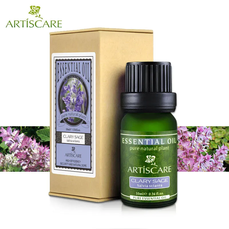 Clary Sage Essential Oils Tighten Skin Serum Cleanse Oily Hair And