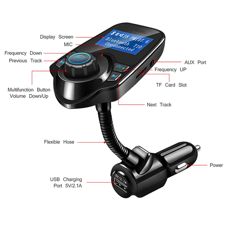 Triptu Беспроводной Bluetooth Handsfree Car набор автомобильные инструменты для MP3 аудио плеер