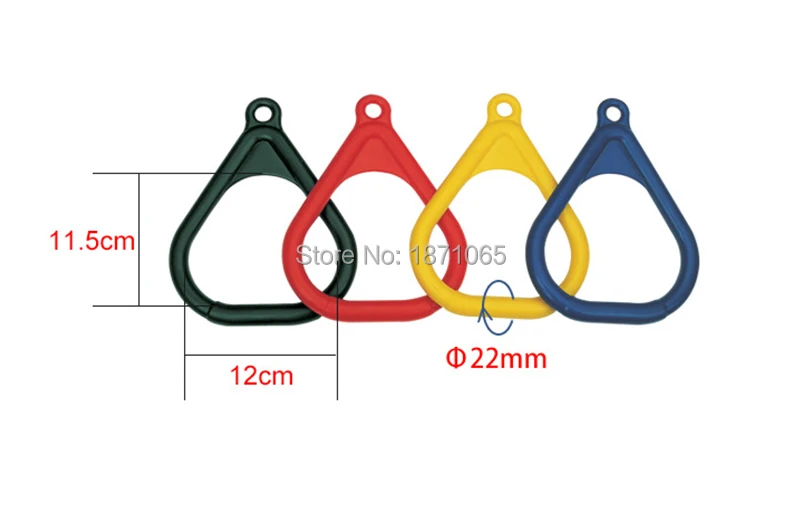 Funny Children Playground Amusement Park Outdoor Swing Equipment Rings Gymnastics Flying Play Plastic Rings Sports Gym Swing Set 4