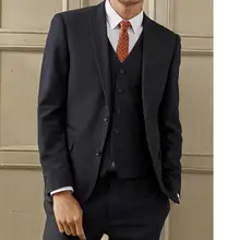 Формальных случаев мужские костюм из трех частей шафером жениха торжественное платье Пользовательские Красивый Лидер продаж высококачественные мужские костюмы