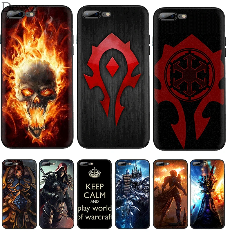 Чехол для телефона iPhone 11 Pro XR X XS Max 6 6S 7 8 Plus 5 5S SE чехол World Of Warcraft Wow с
