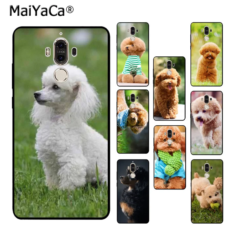 MaiYaCa игрушка пудл собака DIY Окрашенные красивые аксессуары для телефона чехол Huawei