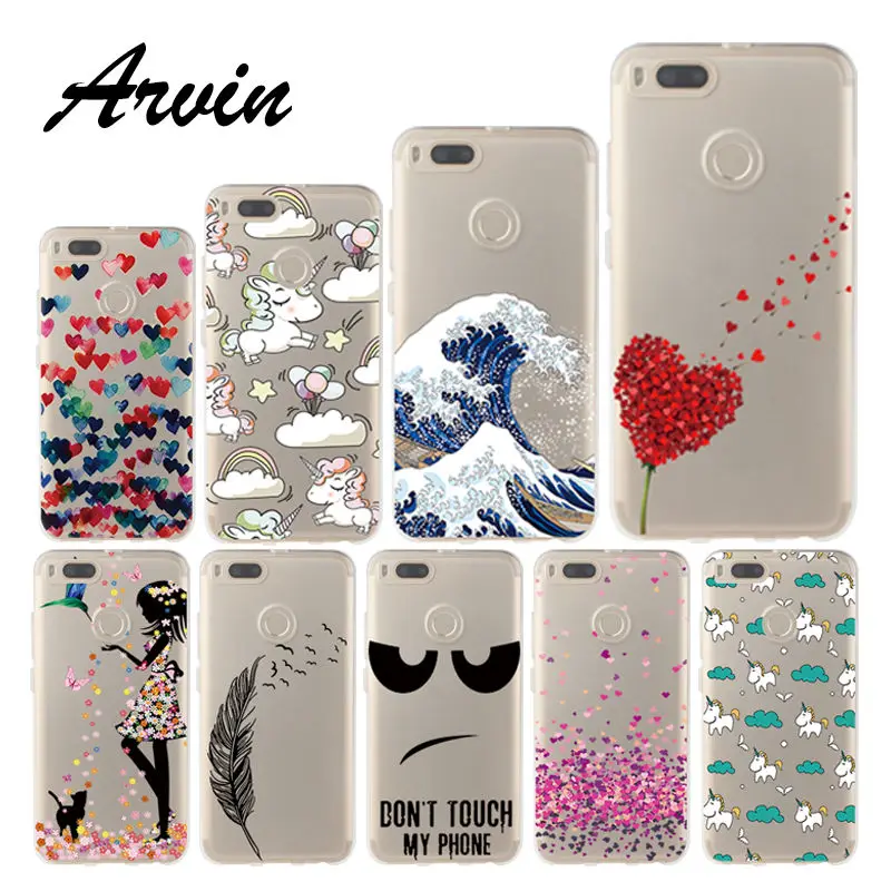 

Arvin Painting Fundas for Xiaomi 5X Mi A1 A2 Lite Mi8 6X Pocophone F1 Silicone Case for Redmi Note 6 Pro 5 Pro 4X Soft TPU Cover