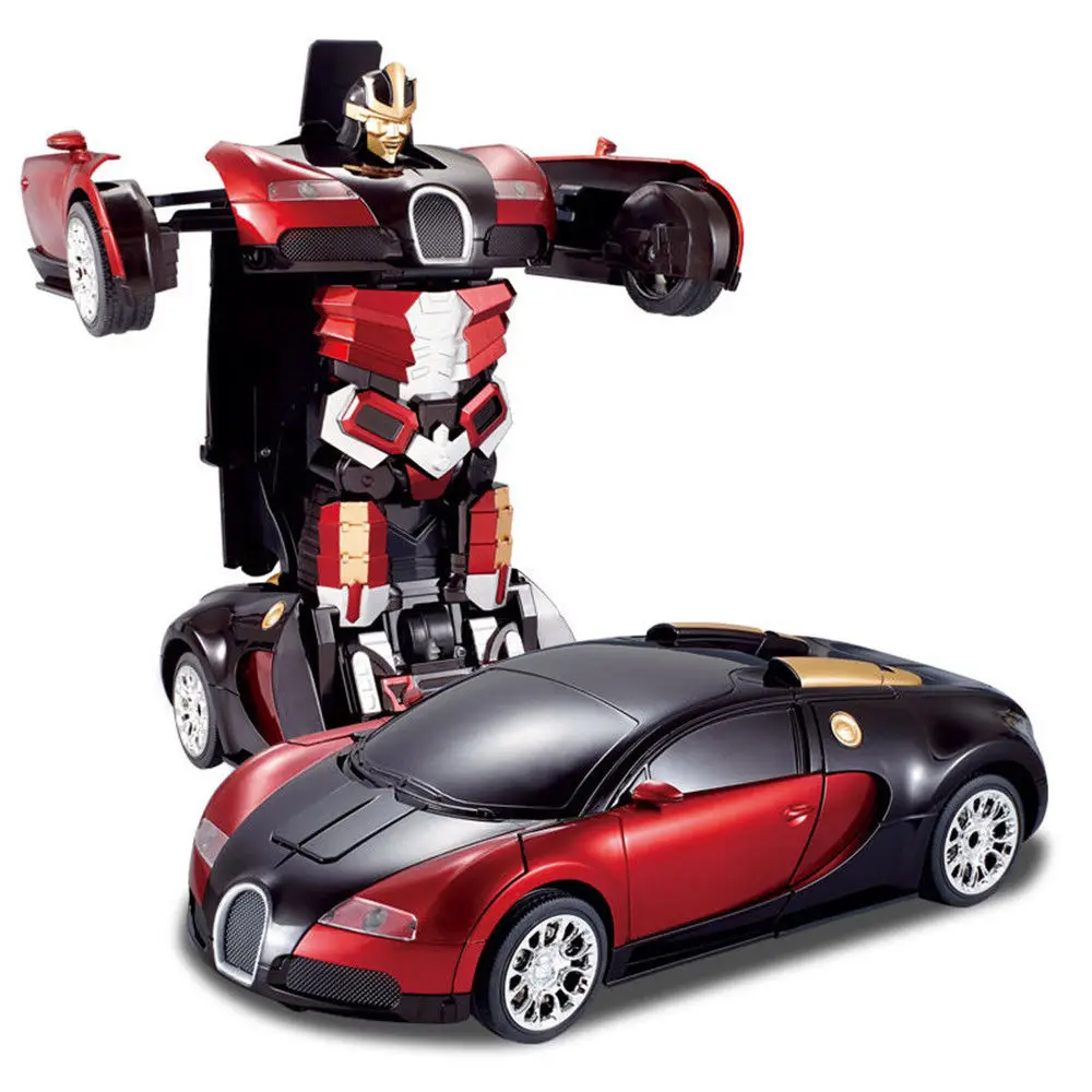 robot deformed car