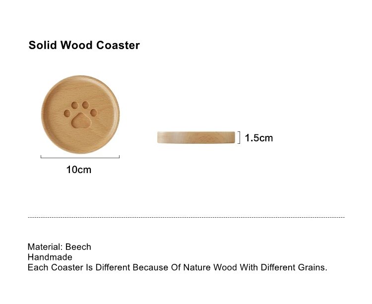Прекрасная деревянная подставка под кружку, кофейные чашки, чайные подставки, изоляционный коврик, кухонная Подставка под тарелку, подстилки, милый поднос для закусок, аксессуары для стола