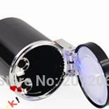 10 шт./лот Портативный авто светодиодный Бездымного Пепельница мундштук/DHL