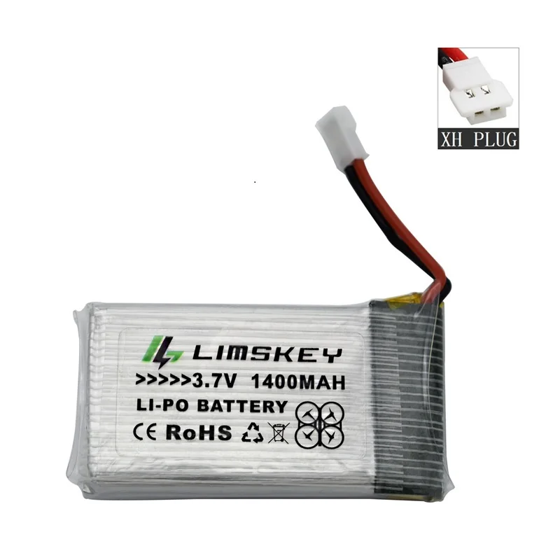 Billige 1400mAh 3,7 v lipo Batterie für SYMA X5 X5S X5C X5SC X5SH X5SW M18 H5P HQ898B HQ859B H11D H11C t64 T04 T05 F28 F29 T56 T57 Ladegerät