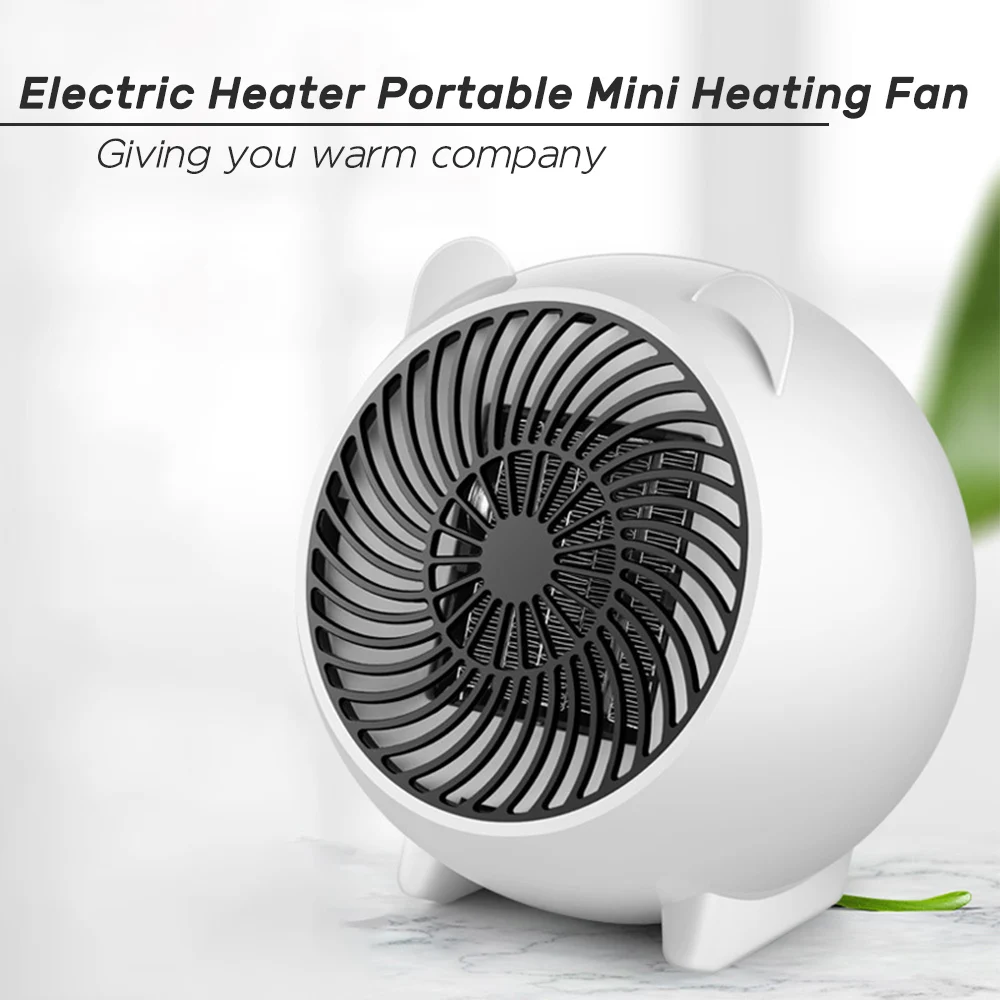 Electric Heater Portable Mini Heating Fan Handy Air Warmer