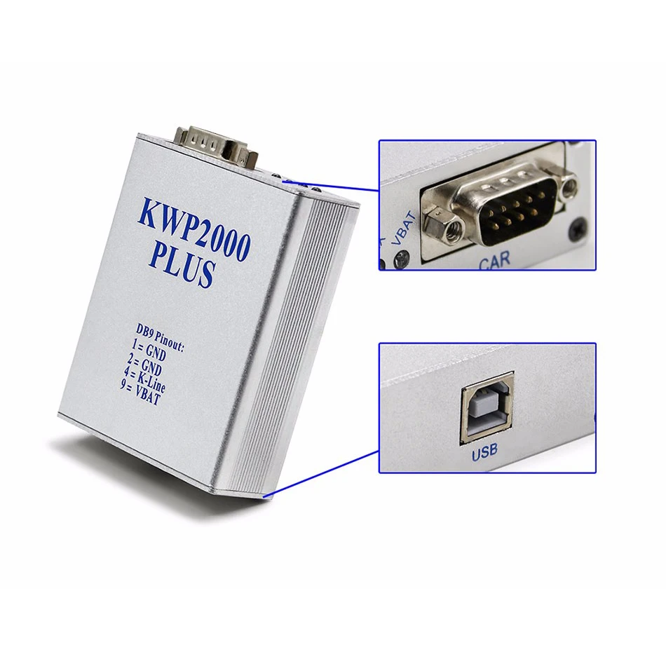 KWP2000 Плюс OBDII OBD2 Чип ECU Инструмент настройки KWP 2000 ЭКЮ Плюс устройство для перепрограммирования ЭБУ Smart переназначение декодировать