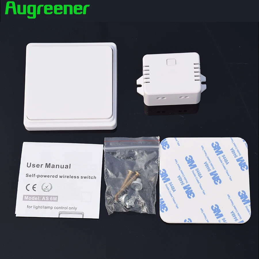 Augreener новый 5 кнопок + 1 беспроводной приемник переключатель дистанционного