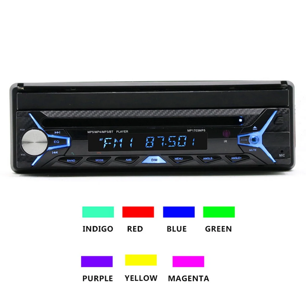Clearance Auto Multimedia Autoradio 1 Din Car Video MP5 Player 7 Inch HD Touch Screen Bluetooth FM Radio European GPS Map USB Mirror link 13