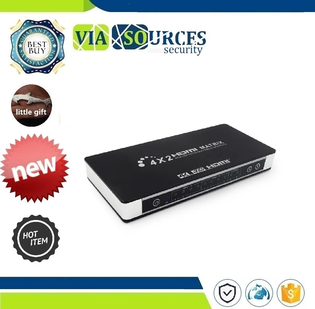 Пульт дистанционного управления + Toslink SPDIF аудио с HDMI матрицей Full HD 4 K 2 3D 1080 P