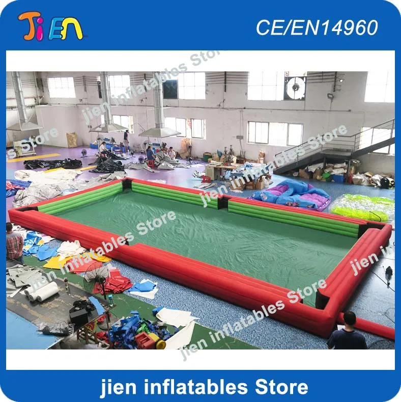 

Free shipping! 8*5m/10x5m inflatable pool soccer table/giant inflatable snooker pool table for adults/cheap inflatable billiard