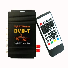 Автомобильный приемник dvb-t автомобильное Цифровое ТВ приемник приставка dvb-t H.264 MPEG4 цифровая ТВ-приставка двойной тюнер для автомобиля dvd проигрыватель Android