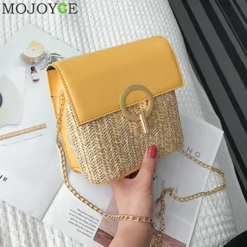 

Straw Bucket Bags For Women 2020 Summer New Fashion Crossbody Bag Ladies Small Purses and Handbags bolsa feminina