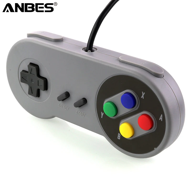 USB Управление Лер игровой джойстик геймпад для Nintendo SNES Оконные рамы ПК компьютер