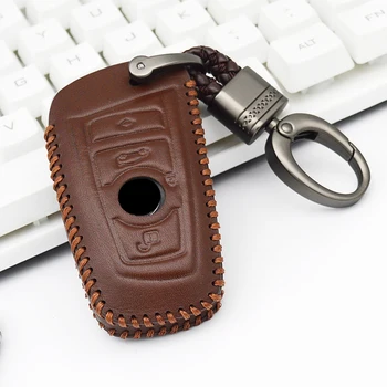 

Leather Car Key Cover Case For BMW 520 525 F30 F10 F18 118i 320i 1 2 3 5 6 7 Series X3 X4 M3 M4 M5 F20 Z4 M1 M2 E90 E60 E30 E34