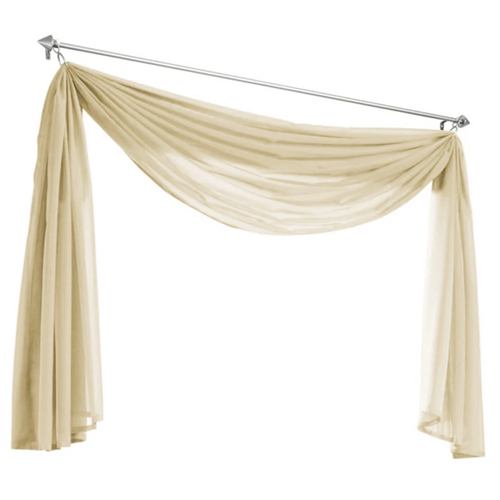Pure Colorful Tulle Curtain Panel Window Balcony Room Divider Home Decor | Дом и сад
