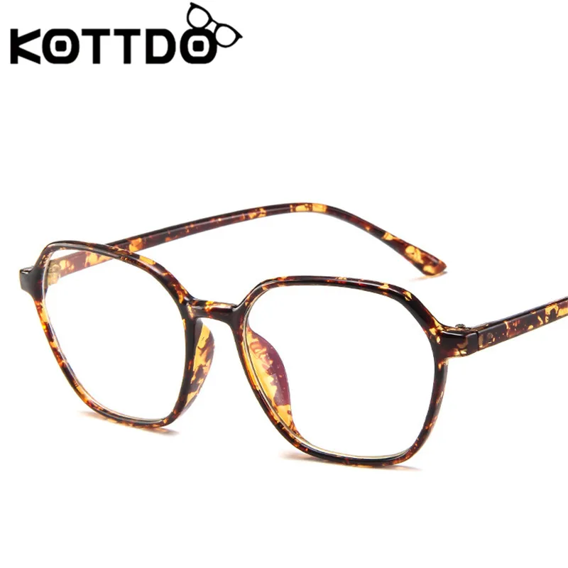 KOTTDO New Retro Glasses Frame Fashion Computer Glasses Frame Polygonal Glasses Frame Prescription Eye Glasses Frame Women