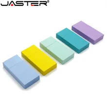 JASTER(более 10 шт бесплатный логотип) деревянная USB флешка Флешка Кленовая карта памяти Флешка 64 ГБ 16 ГБ 32 ГБ с логотипом на заказ 5 цветов