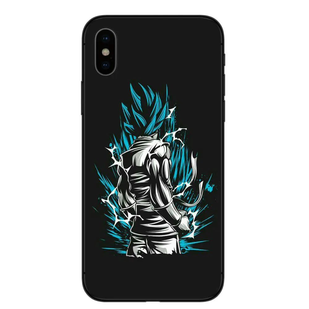 Dragon Ball Z Super DBZ Goku Fashion Coque для iPhone X XR XS MAX 8Plus 8 7Plus 7 6 6s plus 5s SE мягкий чехол для телефона ТПУ чехол Капа