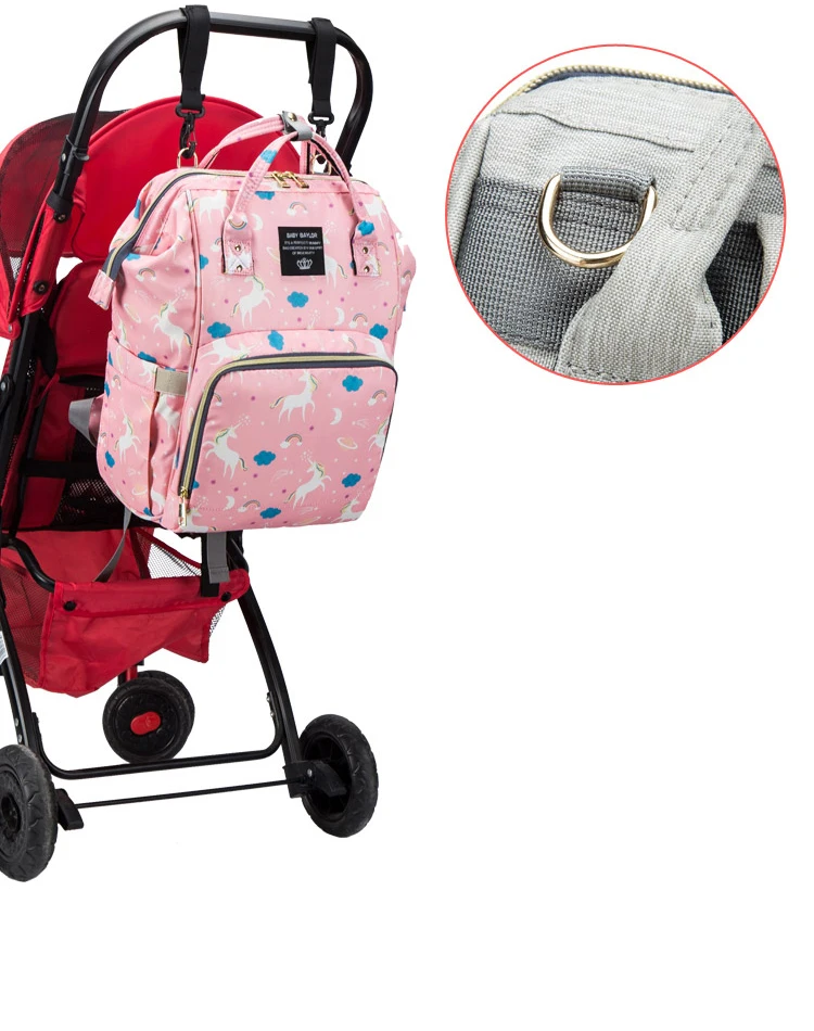 QinDu модная сумка для подгузников для мам, большая вместительность, детские сумки для подгузников, дизайнерская сумка для кормления, дорожный рюкзак для ухода за ребенком, сумка для мам