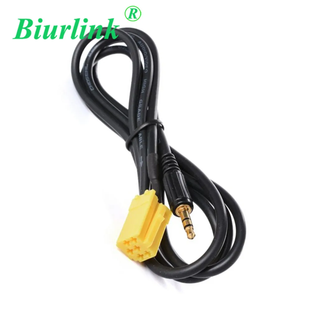 Biurlink автомобиль MINI ISO 6Pin до 3 5 мм аудио Aux кабель для Fiat Grande Punto Alfa Romeo | Автомобили и
