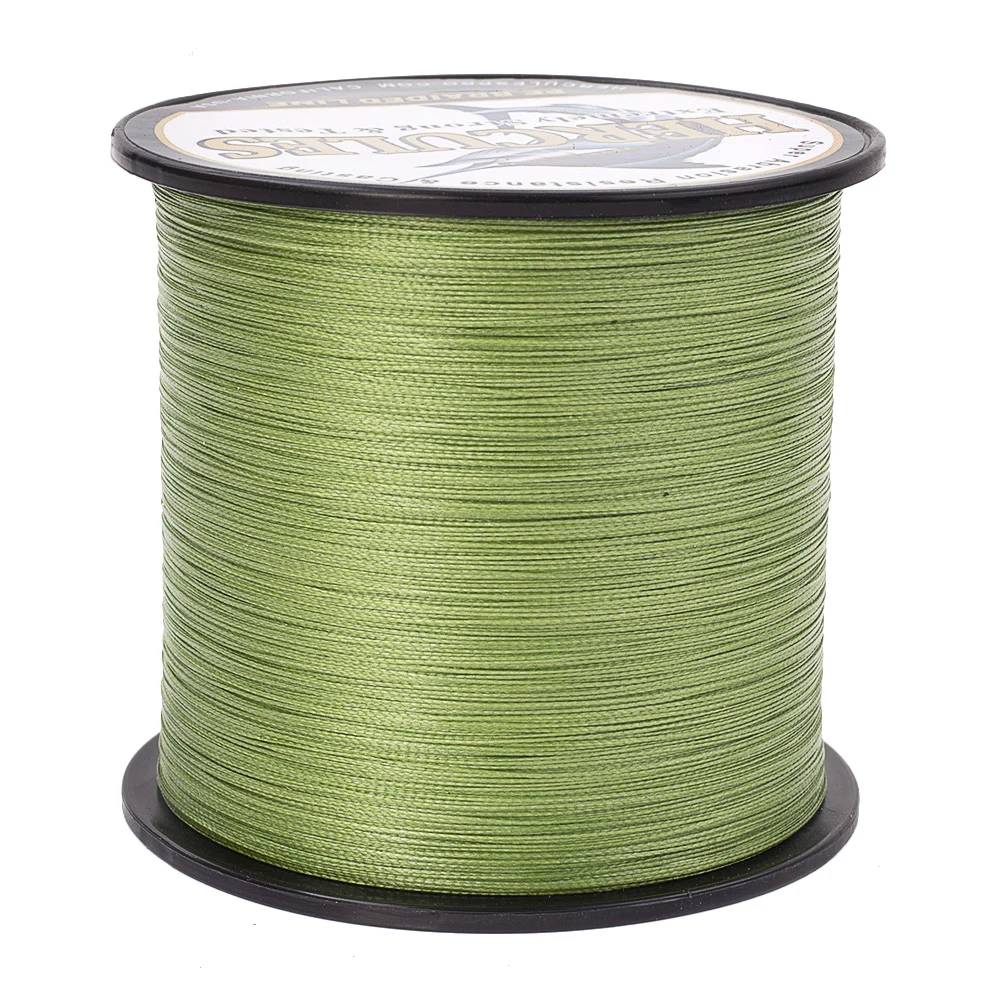 Details of Hercules Pe Braided Fishing Line 4 Strands 100m To 2000m Army  Green Wire 6 8 10 15 20 30 40 50 60 100lb Pesca Carp Fishing Cord