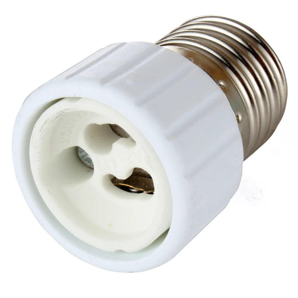 

BEYLSION Led Lamp Base Converter E27 to GU10 Screw Light Bulb Holder Adapter Socket Plug Extender PBT Plastic1