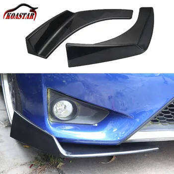 

Carbon Fiber Look Front Deflector Lip Spoiler Splitter Diffuser Car body Bumper Canard Shovels Universal