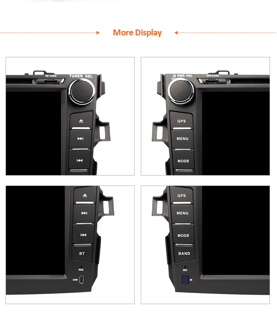 Eunavi TDA7851 2 din Android 9,1 Автомобильный мультимедийный dvd плеер gps для Защитные чехлы для сидений, сшитые специально для Toyota Corolla 2007 2008 2009 2010 2011 1024*600 стерео радио