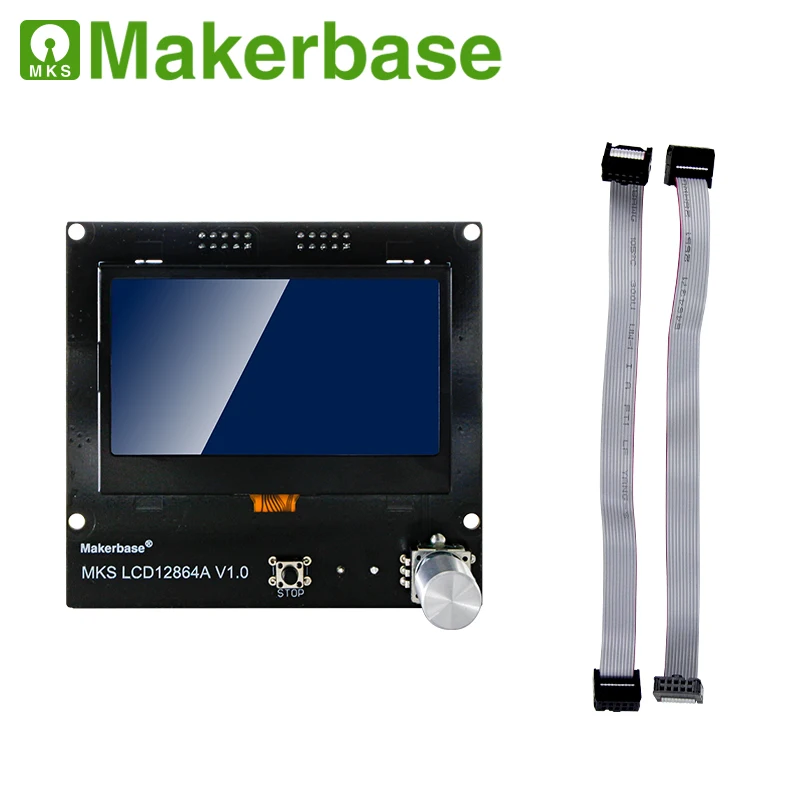 3D طابعة عرض MKS LCD12864A ذكي عرض وحدة تحكم بشاشة إل سي دي وحدة ألواح شمسية