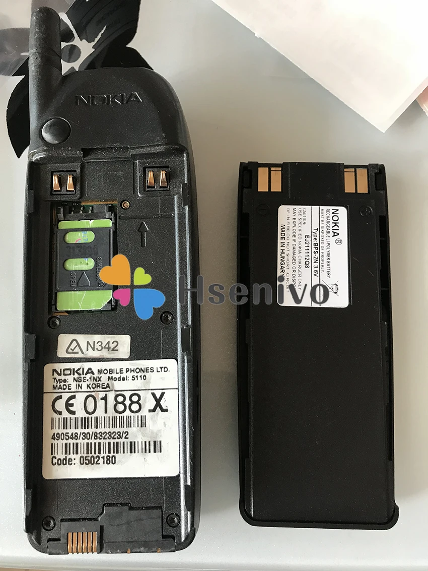 5110 Оригинальный разблокированный старый Восстановленный телефон Nokia мобильный 2G