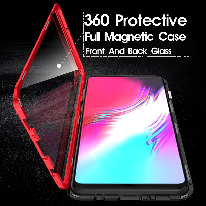 360 полный защитный чехол для samsung Galaxy S10 9 8 Plus Note Магнитный чехол-бампер 5G чехлы на |